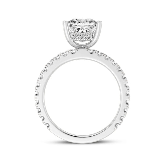 Princess Without Halo Engagement Ring (SKU#10041RG-200)