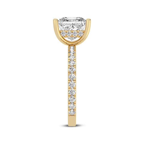 Princess Without Halo Engagement Ring (SKU#10041RG-300)