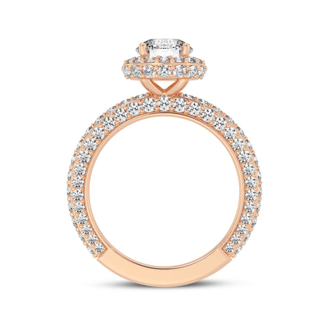 Round Halo Engagement Ring (SKU#10056RG-100)