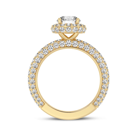 Round Halo Engagement Ring (SKU#10056RG-100)