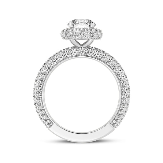 Round Halo Engagement Ring (SKU#10056RG-100)
