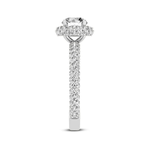 Round Halo Engagement Ring (SKU#10056RG-100)