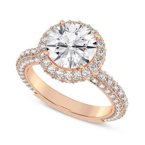 Round Halo Engagement Ring (SKU#10056RG-200)