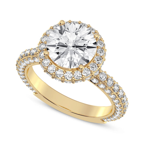 Round Halo Engagement Ring (SKU#10056RG-200)