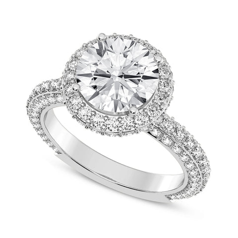 Round Halo Engagement Ring (SKU#10056RG-200)