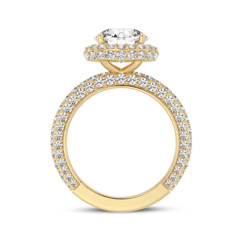 Round Halo Engagement Ring (SKU#10056RG-200)