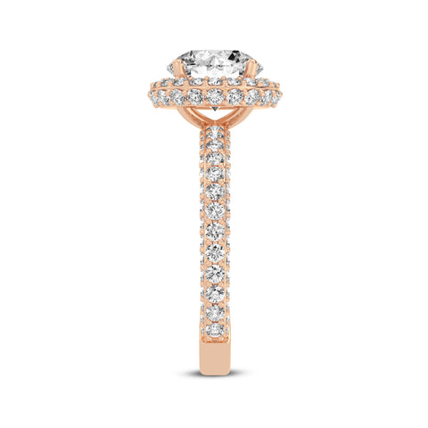 Round Halo Engagement Ring (SKU#10056RG-200)