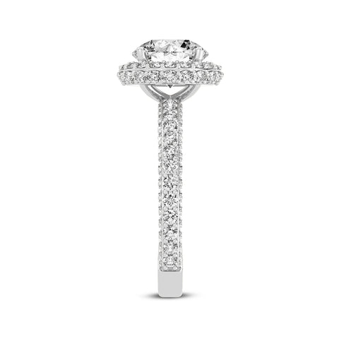 Round Halo Engagement Ring (SKU#10056RG-200)