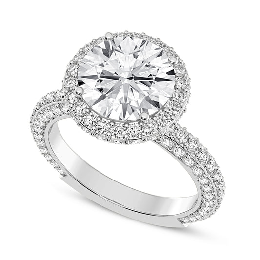 Round Halo Engagement Ring (SKU#10056RG-300)