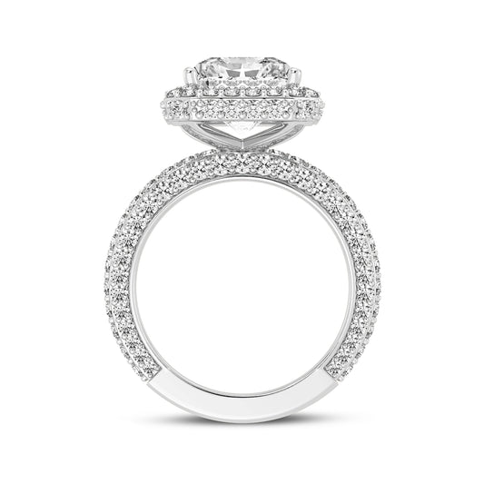 Radiant Cut Halo Engagement Ring (SKU#10058RG-500)