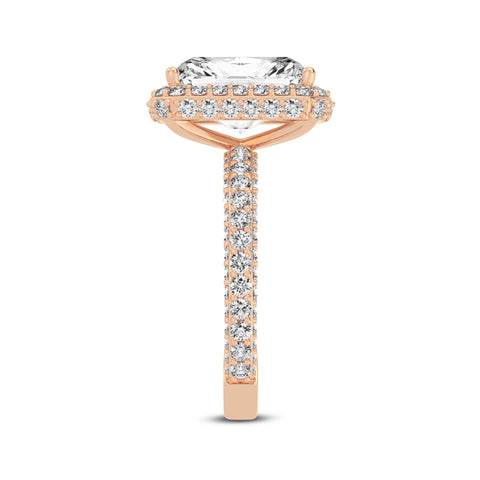 Radiant Cut Halo Engagement Ring (SKU#10058RG-500)
