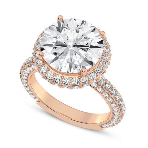 Round Halo Engagement Ring (SKU#10056RG-500)
