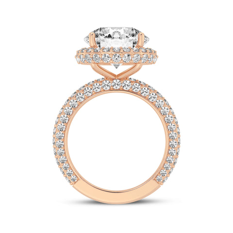 Round Halo Engagement Ring (SKU#10056RG-500)