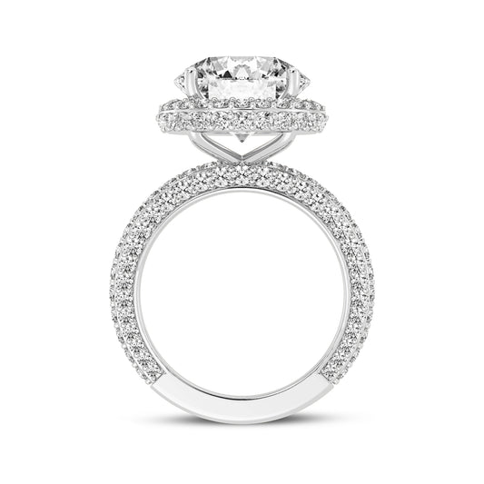 Round Halo Engagement Ring (SKU#10056RG-500)
