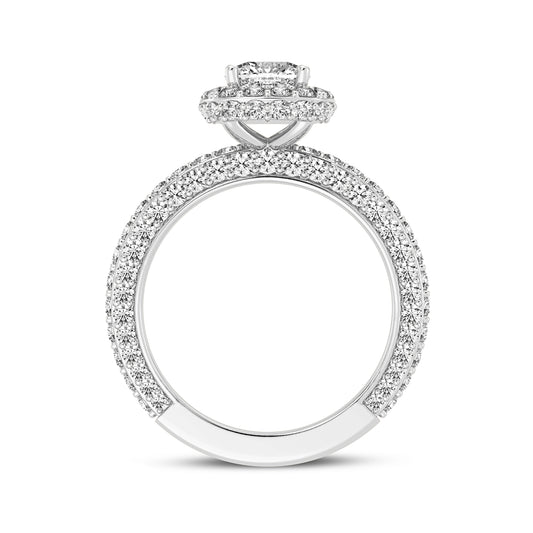 Cushion Halo Engagement Ring (SKU#10057RG-100)