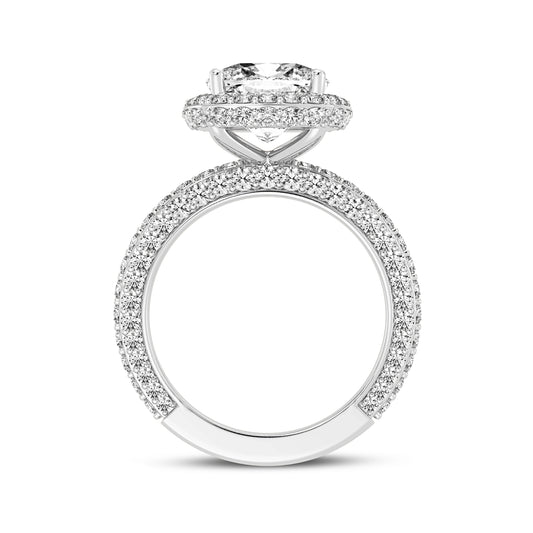 Cushion Halo Engagement Ring (SKU#10057RG-300)