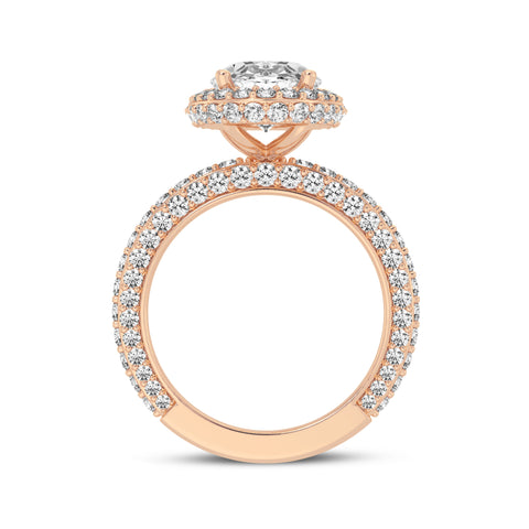 Oval Halo Engagement Ring (SKU#10060RG-300)