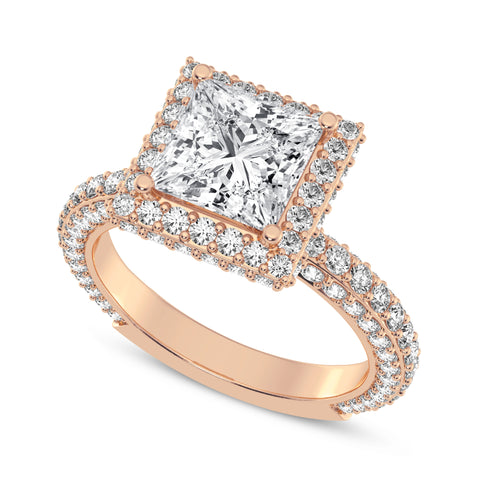 Princess Halo Engagement Ring (SKU#10059RG-200)