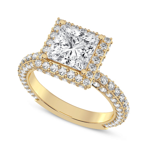 Princess Halo Engagement Ring (SKU#10059RG-200)