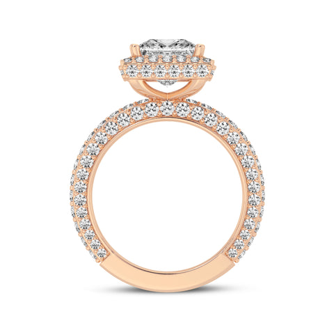 Princess Halo Engagement Ring (SKU#10059RG-200)