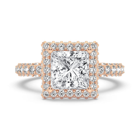 Princess Halo Engagement Ring (SKU#10059RG-200)