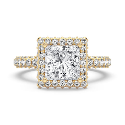 Princess Halo Engagement Ring (SKU#10059RG-200)