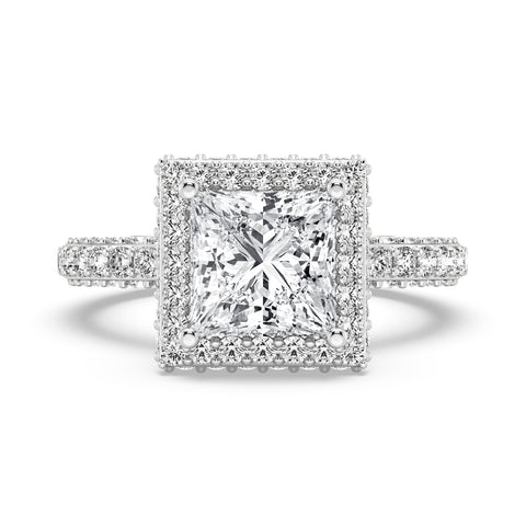 Princess Halo Engagement Ring (SKU#10059RG-200)
