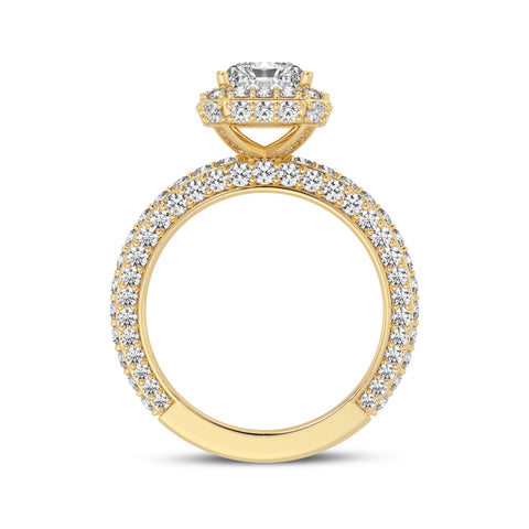 Radiant Cut Halo Engagement Ring (SKU#10058RG-200)