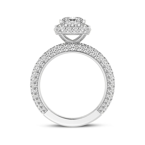 Radiant Cut Halo Engagement Ring (SKU#10058RG-200)