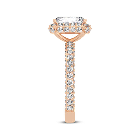 Radiant Cut Halo Engagement Ring (SKU#10058RG-200)