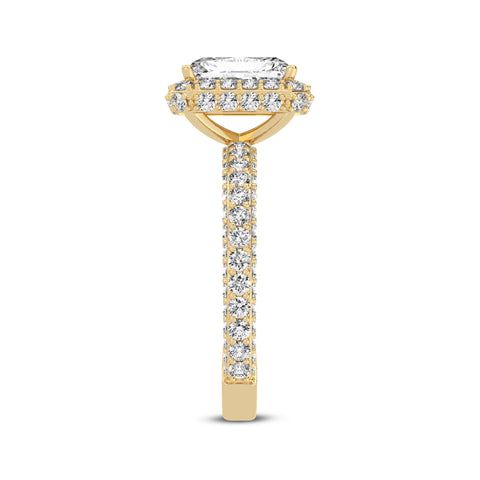 Radiant Cut Halo Engagement Ring (SKU#10058RG-200)