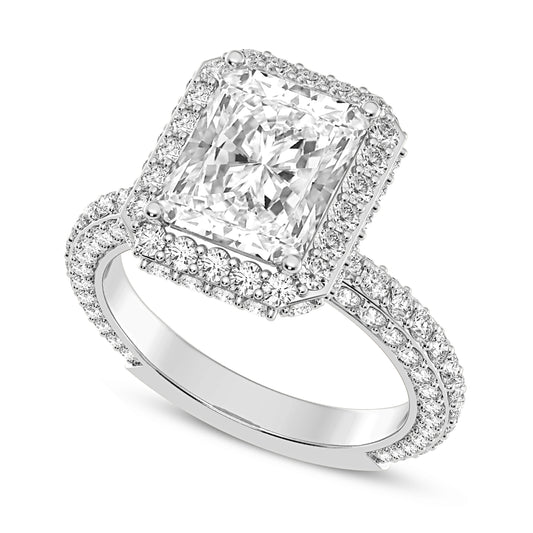 Radiant Cut Halo Engagement Ring (SKU#10058RG-300)