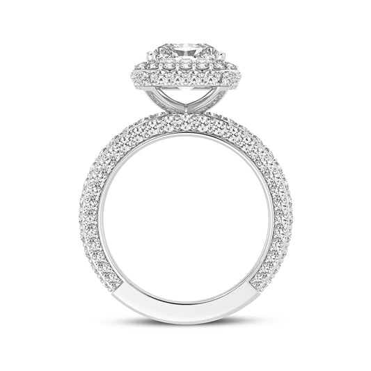 Radiant Cut Halo Engagement Ring (SKU#10058RG-300)