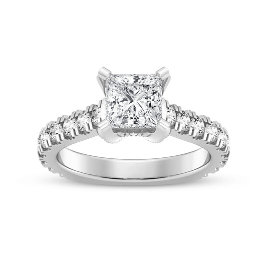 Princess Without Halo Engagement Ring (SKU#10020RG-100)