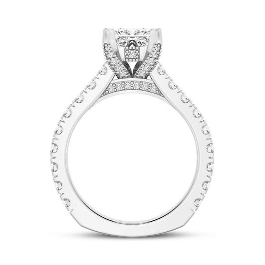 Princess Without Halo Engagement Ring (SKU#10020RG-100)