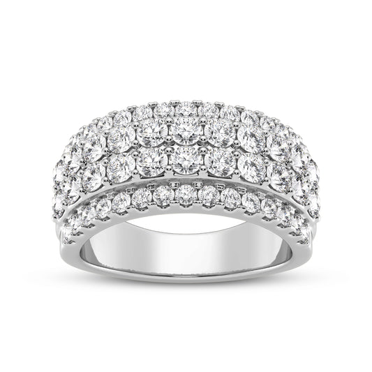 Four Row Diamond Men's Band (SKU#09330RG)