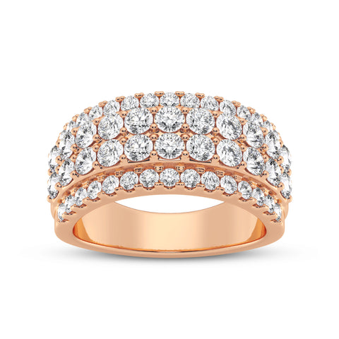 Four Row Diamond Men's Band (SKU#09330RG)