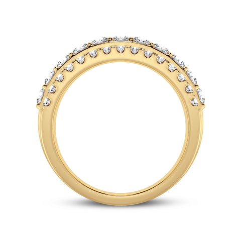 Four Row Diamond Men's Band (SKU#09330RG)