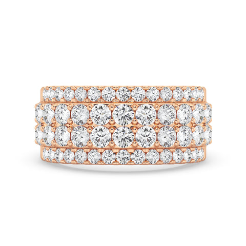 Four Row Diamond Men's Band (SKU#09330RG)